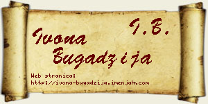 Ivona Bugadžija vizit kartica